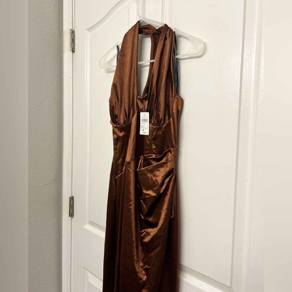 Brand New Windsor brown floor length dress/gown
